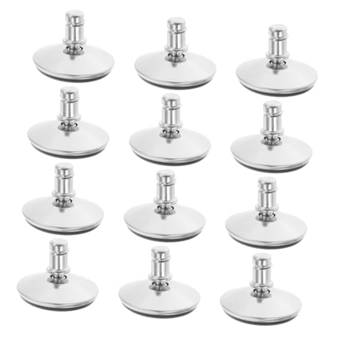 SEWACC 12 Stück Möbel Stellfüße Höhenverstellbare Swivel Füße für Bürostuhl Schrank und Tisch Schwerlast Metall Möbelversteller mit Großer Rutschfester Basis für Unebene Böden und SEWACC 12 Stück Möbel Stellfüße Höhenverstellbare Swivel Füße für Bürostuhl Schrank und Tisch Schwerlast Metall Möbelversteller mit Großer Rutschfester Basis für Unebene Böden und von SEWACC