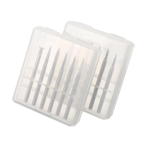 SEWACC 12 Stück Teiliges Holzschnitzbohrer Schaft Robuste Metallbits für Präzises Gravieren Schleifen und Bohren für Holzschnitzerei Diy-holzbearbeitung und Professionelle Holzkunst von SEWACC