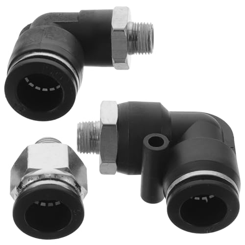 SEWACC 12 Stück Teiliges Pneumatik Fittings Gerade und Winkel Schnellkupplung aus Kunststoff und Kupfer Druckbeständig bis Psi Verschleißfest Leicht Geeignet für Luft und Vakuumsysteme SEWACC 12 Stück Teiliges Pneumatik Fittings Gerade und Winkel Schnellkupplung aus Kunststoff und Kupfer Druckbeständig bis Psi Verschleißfest Leicht Geeignet für Luft und Vakuumsysteme von SEWACC