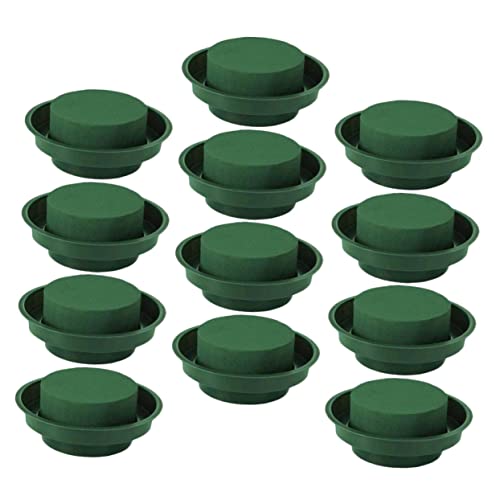 SEWACC 12stücke Blumenschaumschale Rund Harz Für Blumenarrangement-Werkzeug Mit Wasserabsorption Für DIY Floristenbasis Und Blumenladendekoration SEWACC 12stücke Blumenschaumschale Rund Harz Für Blumenarrangement-Werkzeug Mit Wasserabsorption Für DIY Floristenbasis Und Blumenladendekoration von SEWACC