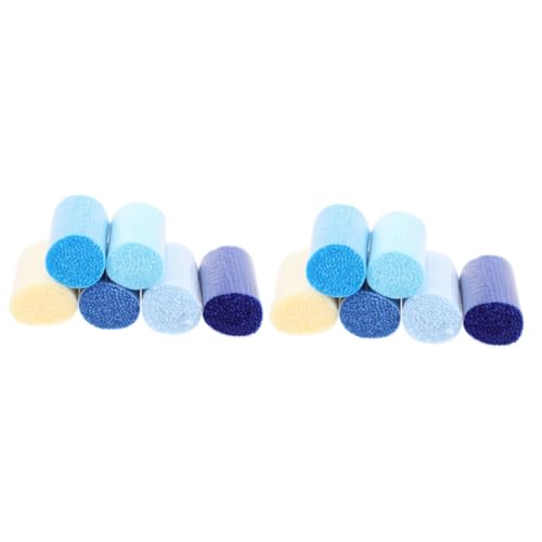 SEWACC 12 Stück Teiliges Vorgeschnittenes Latch Hook Garn Blauem Acryl Leichtes DIY Knüpfgarn für Teppiche Kissen und Heimtextilien Kompakt und Praktisch für Anfänger und Kreative SEWACC 12 Stück Teiliges Vorgeschnittenes Latch Hook Garn Blauem Acryl Leichtes DIY Knüpfgarn für Teppiche Kissen und Heimtextilien Kompakt und Praktisch für Anfänger und Kreative von SEWACC