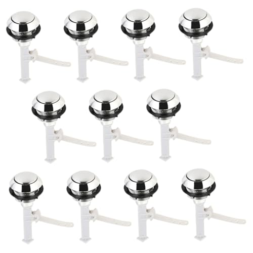 SEWACC 12 Stück Teiliges Wc Spülknopf Rund aus Langlebigem Kunststoff Verschleißfest Präzise Spülung Hoher Härtegrad für Spülkästen Geeignet Zuverlässiges Ersatzteil für Toilettenwartung SEWACC 12 Stück Teiliges Wc Spülknopf Rund aus Langlebigem Kunststoff Verschleißfest Präzise Spülung Hoher Härtegrad für Spülkästen Geeignet Zuverlässiges Ersatzteil für Toilettenwartung von SEWACC