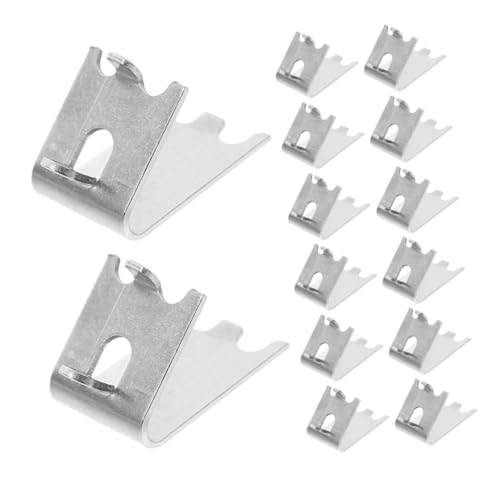 SEWACC 14 Stück Teiliges Edelstahl Regalclips Kühlschrank Ersatzteile Stabile Gefrierschrank Halterung Sichere Regalbefestigung Einfache Montage für Kühl Gefriergeräte SEWACC 14 Stück Teiliges Edelstahl Regalclips Kühlschrank Ersatzteile Stabile Gefrierschrank Halterung Sichere Regalbefestigung Einfache Montage für Kühl Gefriergeräte von SEWACC