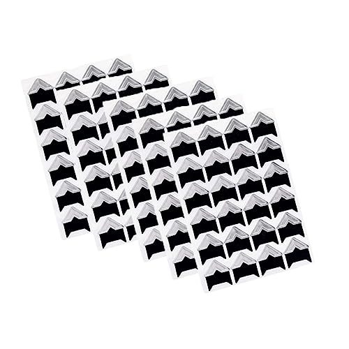 SEWACC 15 Blatt Selbstklebende Fotoecken Aufkleber in Silber Scrapbooking Sticker für DIY Fotoalben Tagebücher Notizbücher zum Dekorativen und Schützenden Befestigen von Fotos und von SEWACC