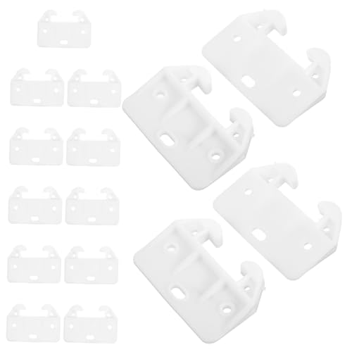 SEWACC 15 Stück Teiliges Kunststoff Schubladenstopper Crab Design Schubladenboden Reparatur Verhindert Herausfallen Einfache Montage Geeignet für Schränke und Möbel Praktische von SEWACC