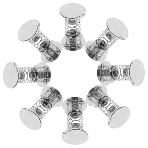 SEWACC 15 Stück Teiliges Metall Federbasis mit Doppelseitigem Klebeband für DIY Dekorationen Geeignet für Auto Armaturenbrett und Wackelkopfpuppen Langlebig und Installieren von SEWACC