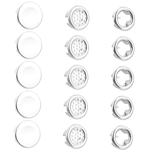 SEWACC 15 Stück Teiliges Waschbecken Überlaufloch Abdeckung Überlaufring für Badezimmer Waschbecken Overflow Ring Langlebig und Formstabil Passend für Waschtisch Zubehör SEWACC 15 Stück Teiliges Waschbecken Überlaufloch Abdeckung Überlaufring für Badezimmer Waschbecken Overflow Ring Langlebig und Formstabil Passend für Waschtisch Zubehör von SEWACC