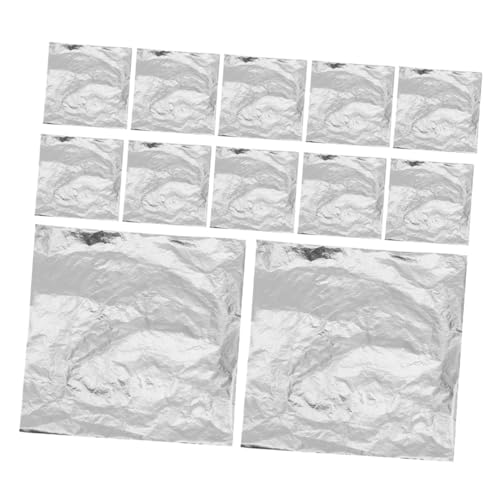 SEWACC 150 Stück Teiliges Silbernes Dekorationsfolie Vielseitige Langlebige Imitations Blattmetallfolien für DIY Kunsthandwerk Möbelveredelung und Kreative Projekte SEWACC 150 Stück Teiliges Silbernes Dekorationsfolie Vielseitige Langlebige Imitations Blattmetallfolien für DIY Kunsthandwerk Möbelveredelung und Kreative Projekte von SEWACC