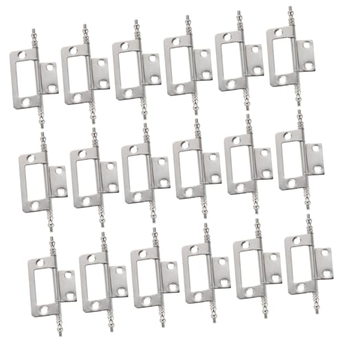 SEWACC 16 Stück Mutter Kind Scharnier Kleiderschrank Möbelscharniere Schuhe Regal Schrankscharnier Scharniere Für Schränke Versteckte Scharniere Schranktürscharniere von SEWACC