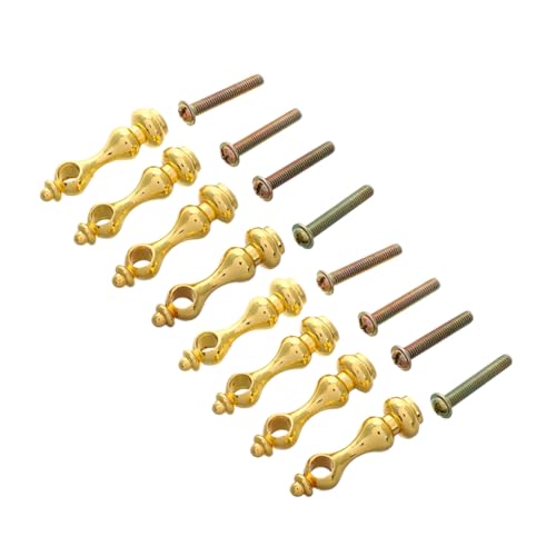 SEWACC 16 Stück Teiliges Metall für Diy Möbel Flexible Glasgeländerpfosten Dekorative Verbindungselemente für Weinschränke und Servierwagen und Ästhetisch von SEWACC