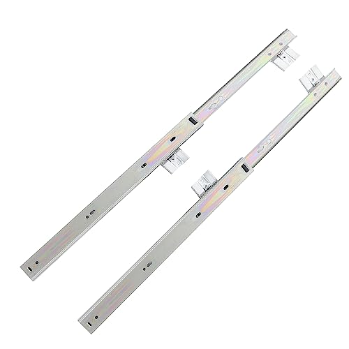 SEWACC 1Paar Langlebige Tastaturablage mit Rutsch Funktion Multifunktionale Schiene für Büro und Zuhause Einfache Installation Platzsparendes Design für Schreibtisch und Möbel von SEWACC