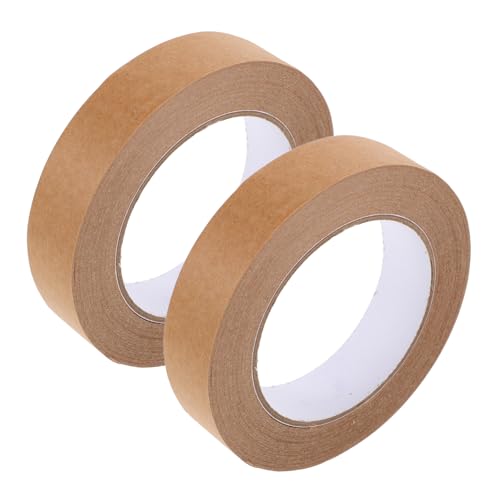 SEWACC 2 STÜCK Beschreibbares Kraftpapier packband Reißfestes Versandklebeband für Kartonversiegelung Einrahmung und Verpackung mit Beschreibbarer Oberfläche für Notizen und SEWACC 2 STÜCK Beschreibbares Kraftpapier packband Reißfestes Versandklebeband für Kartonversiegelung Einrahmung und Verpackung mit Beschreibbarer Oberfläche für Notizen und von SEWACC