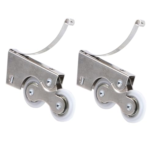 SEWACC 2 STÜCK Teiliges Schiebetürrollen aus Langlebige und Rostfreie Türläufer für Kleiderschränke und Schiebetüren Einfache Montage Geeignet für Möbel und SEWACC 2 STÜCK Teiliges Schiebetürrollen aus Langlebige und Rostfreie Türläufer für Kleiderschränke und Schiebetüren Einfache Montage Geeignet für Möbel und von SEWACC