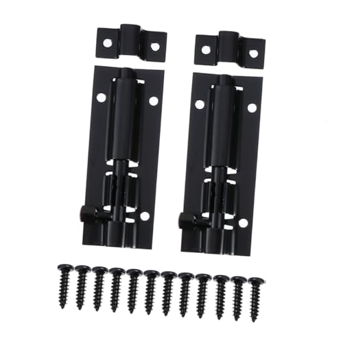 SEWACC 2 Sätze Edelstahl Türschlösser Schiebetür Riegel mit Schlossloch Sicherer Schieberiegel für Fenster und Türen Robuster Türverschluss Einfache Montage Langlebig und Sicher SEWACC 2 Sätze Edelstahl Türschlösser Schiebetür Riegel mit Schlossloch Sicherer Schieberiegel für Fenster und Türen Robuster Türverschluss Einfache Montage Langlebig und Sicher von SEWACC