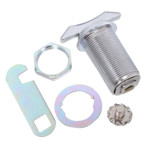 SEWACC 2 Sätze Schlüssellose Nockenschlösser aus Kompakte Langlebige Schubladensicherung für Wohnmobil Briefkasten Werkzeugkasten Einfache Montage für Schrank und Vitrine von SEWACC