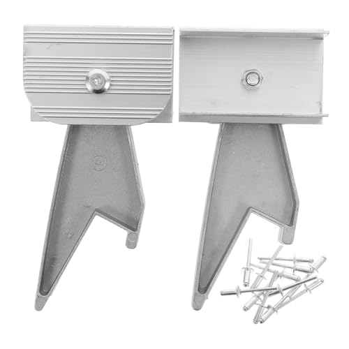 SEWACC 2 Stück Aluminium Legierung Leiter Ersatzteile Teiliges Teleskopleiter Haken Stabilisator Kit für Sichere Anwendung zu Hause Installieren Robust und Zuverlässig von SEWACC