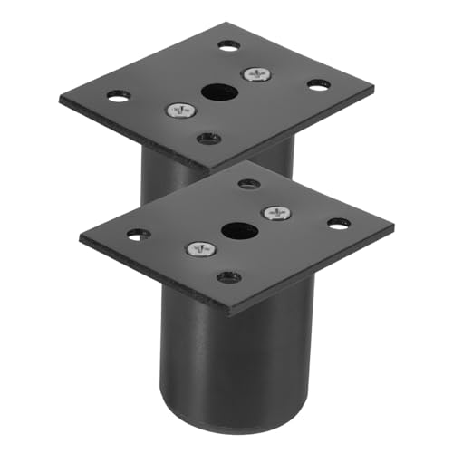 SEWACC 2 Stück Aluminiumlegierung Möbelfüße Verstellbar Stabile Schrankfüße Möbelbeine für Tv Schränke Sofas Tische Robuste Ersatzbeine Höhe Sand Schwarz SEWACC 2 Stück Aluminiumlegierung Möbelfüße Verstellbar Stabile Schrankfüße Möbelbeine für Tv Schränke Sofas Tische Robuste Ersatzbeine Höhe Sand Schwarz von SEWACC