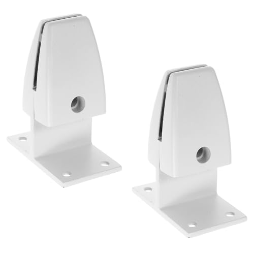 SEWACC 2 Stück Aluminiumlegierung Partition Halterung Stabiler Klemmen für Arbeitsplatzorganisation und Verbesserte Privatsphäre von SEWACC