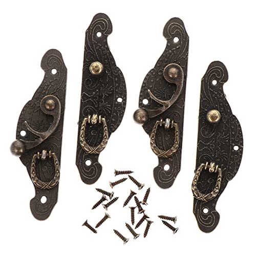 SEWACC 2 Stück Antike Herzform Möbelverschluss Robuste Kistenverschlüsse für Schmuckkästen und Holzkisten Retro Design Dekorative Boxverschlüsse Antikbronze SEWACC 2 Stück Antike Herzform Möbelverschluss Robuste Kistenverschlüsse für Schmuckkästen und Holzkisten Retro Design Dekorative Boxverschlüsse Antikbronze von SEWACC
