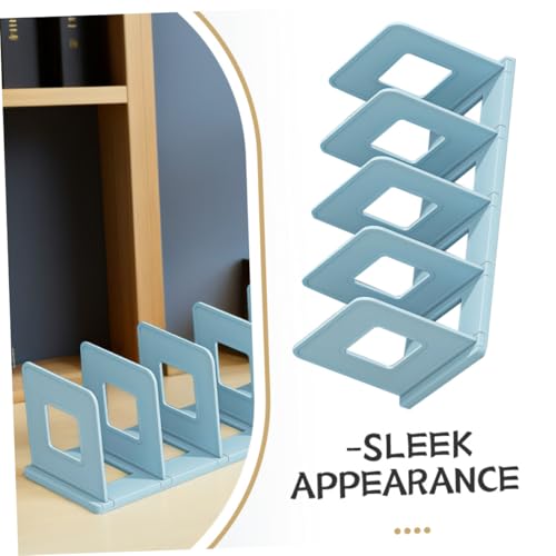 SEWACC 2 Stück Buchhalter Organizer für Büro und Schreibtisch Platzsparender Vertikaler Buch Magazinhalter aus Robustem Kunststoff Einfache Installation Langlebiger Desktop Organizer für von SEWACC