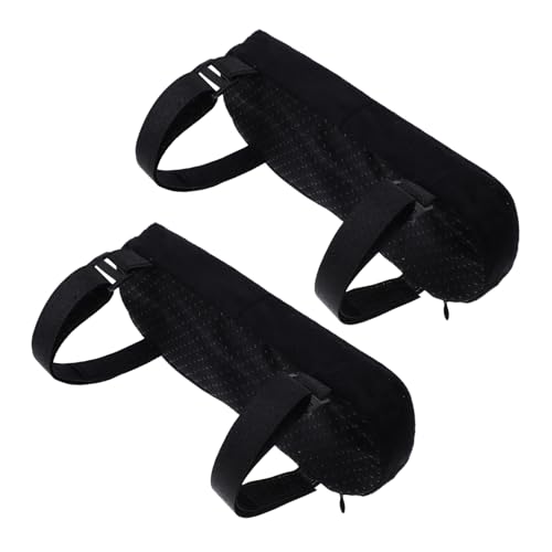 SEWACC 2 Stück Bürostuhl Armlehnenpolster Bequeme Armlehnenkissen für Ergonomie und Komfort rutschfest Waschbar für Schreibtisch und Rollstuhlgebrauch von SEWACC