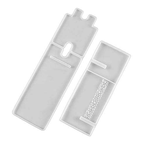 SEWACC 2 Stück DIY Silikonform für Handyhalterung Abnehmbare Smartphone und Tablet Ständer Gießform Langlebig Wiederverwendbar Tragbar für Telefonhalterung Herstellung von SEWACC