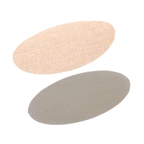 SEWACC 2 Stück Downlight Diffuser Lichtschutzplatten Blendfreie Deckenstrahler Abdeckungen Hellbraun und Beige Hitzebeständig Weiche Lichtstreuung Staubdicht Einfache Montage für von SEWACC