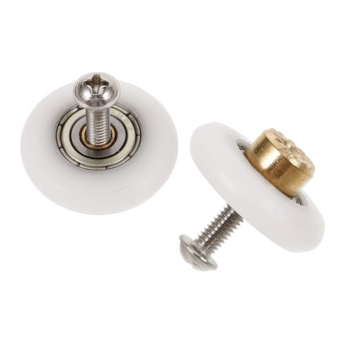 SEWACC 2 Stück Duschkabinen Ersatzrollen Glas Schiebetür Laufräder mit Geräuscharmem Lauf und Langlebigem Kupferkern für Duschtür Schiebesystem Badezimmer von SEWACC