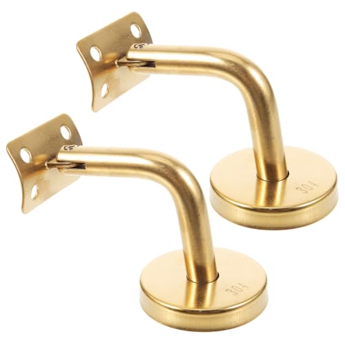SEWACC 2 Stück Edelstahl Handlaufhalter Rostfreie Treppenwand Halterung mit Gebogenem Blech Stabile Handlaufstütze für Ovale oder Runde Holzgeländer Langlebig und Kratzfest Einfache SEWACC 2 Stück Edelstahl Handlaufhalter Rostfreie Treppenwand Halterung mit Gebogenem Blech Stabile Handlaufstütze für Ovale oder Runde Holzgeländer Langlebig und Kratzfest Einfache von SEWACC