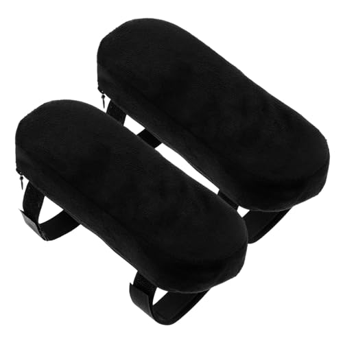 SEWACC 2 Stück Ergonomische Bürostuhl Armlehnenpolster Höhenverstellbare Weiche Memory Schaum Auflage Komfortable Ellbogenstütze für Schreibtischstuhl Installieren Passend für Gaming und von SEWACC