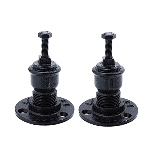SEWACC 2 Stück Handlaufhalterung Robuster Handrail Bracket für Innen Industrial Stil Treppengeländer Befestigung Stabile Wandmontage Einfache Installation Geeignet für Handläufe und von SEWACC