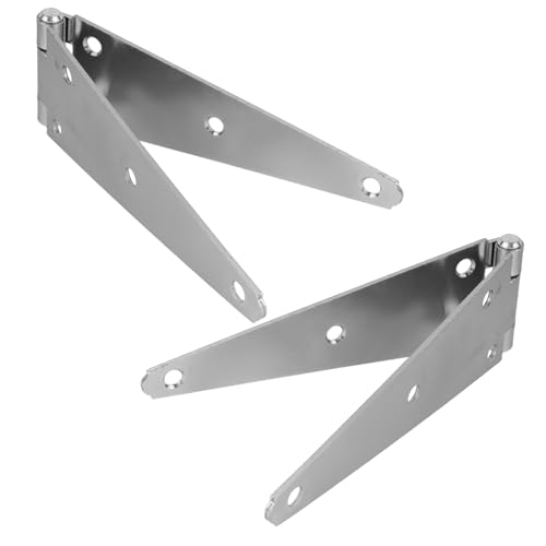SEWACC 2 Stück Heavy duty Strap Scharnier Verzinkt Robustes Torscharnier für Gartentor Vielseitig für Türen Schränke Schuppen Langlebig und Korrosionsbeständig SEWACC 2 Stück Heavy duty Strap Scharnier Verzinkt Robustes Torscharnier für Gartentor Vielseitig für Türen Schränke Schuppen Langlebig und Korrosionsbeständig von SEWACC