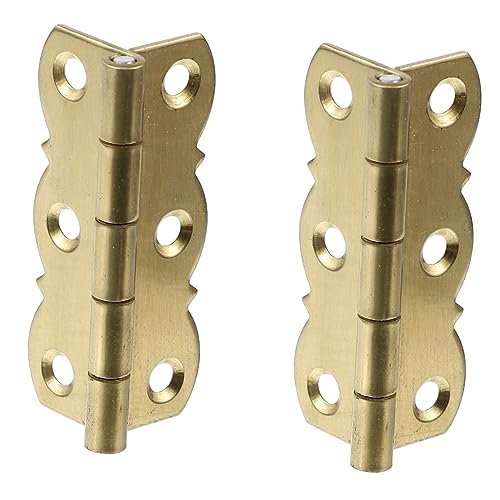 SEWACC 2 Stück Kupfer Klavierscharnier Vintage Musikinstrument Scharnier mit Starker Polsterkraft Robust Langlebig Geeignet für Notenständer Klapptische Möbel und Türen von SEWACC