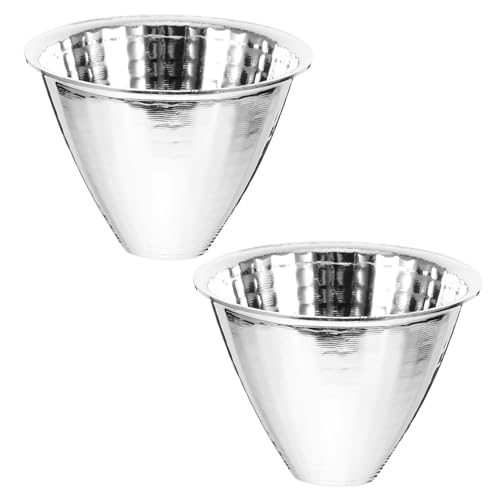 SEWACC 2 Stück LED Reflektor Lampe Reflektorbecher für Taschenlampe Zubehör für und Außenbeleuchtung Glarefreies Licht für Camping und von SEWACC