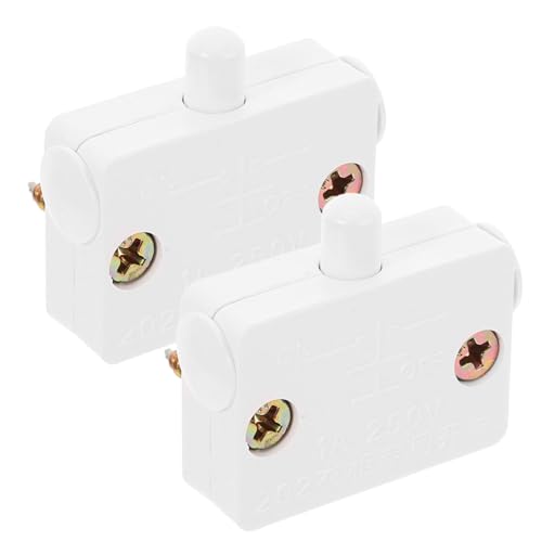 SEWACC 2 Stück Magnetischer Schranklicht Schalter Türkontakt Tastersensor für Schrank und Möbelbeleuchtung Langlebig Zuverlässig Automatische Abschaltung bei Türschluss Vielseitig für von SEWACC