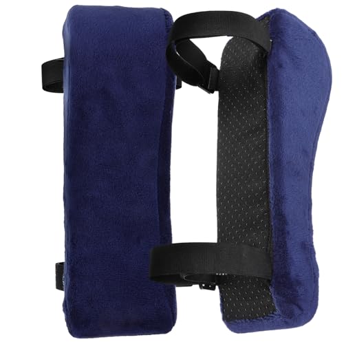 SEWACC 2 Stück Memory Schaum Armlehnenpolster für Gaming und Bürostuhl Ergonomisches Ellenbogenkissen Atmungsaktiv Druckentlastend Langlebig für Komfortables Arbeiten von SEWACC