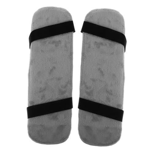 SEWACC 2 Stück Memory Schaum Armlehnenpolster mit Verstellbaren Elastischen Bändern Ergonomische Stuhlarmauflagen für Druckentlastung von Ellbogen und Unterarm rutschfest Passend für von SEWACC