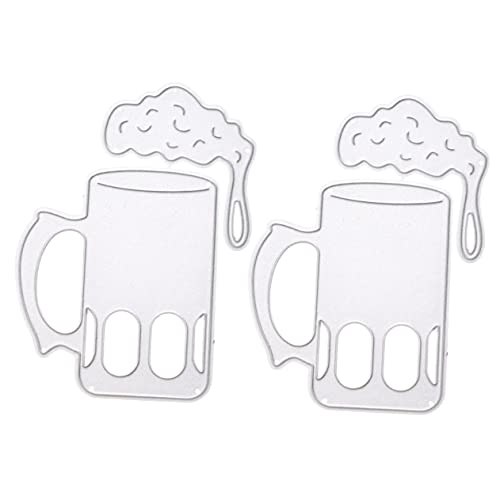 SEWACC 2 Stück Messerform für Rotweinflaschen ausstechplatte Cutter messser scrapbbok Herstellung Blechbecher bastelset Werkzeug Stempel DIY Stanzform DIY Form aus Kohlenstoffstahl Silver von SEWACC