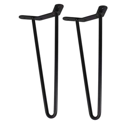 SEWACC 2 Stück Metall Tischbeine Hohe Robuste Möbelfüße für Couchtisch Schreibtisch Bank Einfache Montage Langlebig und Stabil Einsetzbar für DIY Möbel von SEWACC