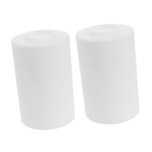 SEWACC 2 Stück Milchglas Zylindrischer Lampenschirm aus Glas Ersatz Lampenschirm für Steh Wandlampen Weiches Licht Glatte Oberfläche Geeignet für Wohnzimmer Büro Hotel und Galerie von SEWACC