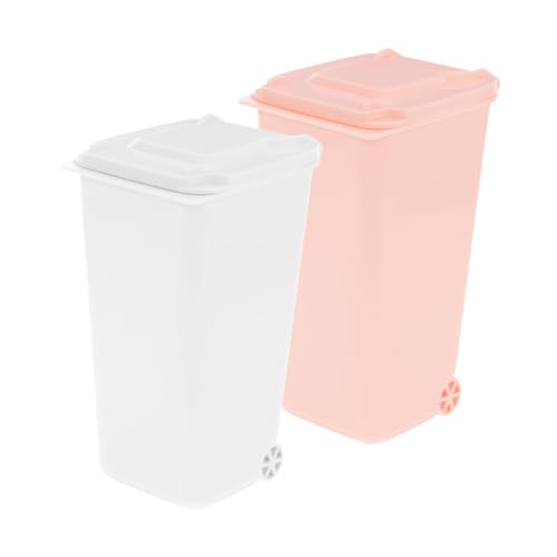SEWACC 2 Stück Mini Desktop Mülleimer mit Abdeckung Multifunktionaler Tischabfallbehälter und Stifthalter Platzsparende Aufbewahrungsbox für Büro Küche und Schlafzimmer Robust und SEWACC 2 Stück Mini Desktop Mülleimer mit Abdeckung Multifunktionaler Tischabfallbehälter und Stifthalter Platzsparende Aufbewahrungsbox für Büro Küche und Schlafzimmer Robust und von SEWACC