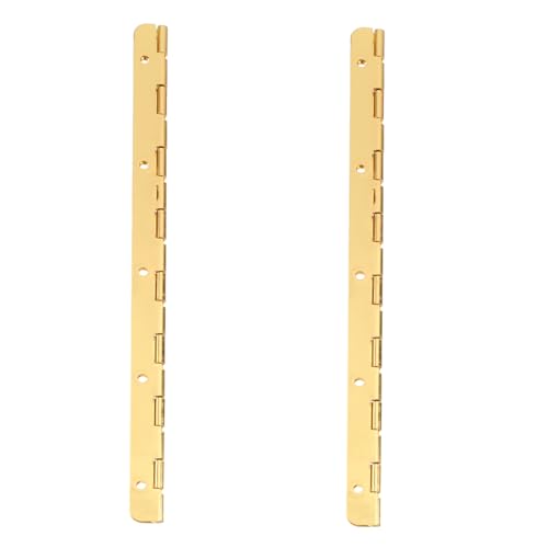 SEWACC 2 Stück Möbel Scharniere Robuste Goldene Verbindungsschaniere für Schranktüren Schränke Kleiderschränke und Bücherregale von SEWACC