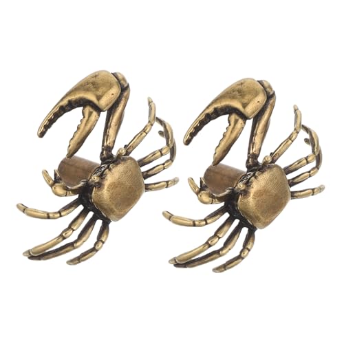 SEWACC 2 Stück Nautische Krabben-schrankgriffe aus Massivem Messing Kreative Kommoden-griffe Dekorative Möbelbeschläge für Küche Kleiderschrank Retro Poliert Einfach zu Montieren SEWACC 2 Stück Nautische Krabben-schrankgriffe aus Massivem Messing Kreative Kommoden-griffe Dekorative Möbelbeschläge für Küche Kleiderschrank Retro Poliert Einfach zu Montieren von SEWACC