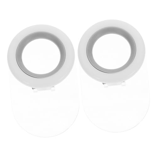 SEWACC 2 Stück Praktischer Toilettendeckel Lifter Hygienischer Toilettensitzheber mit Haftfunktion Leichtes Langlebiges Wc Deckel Werkzeug für Zuhause Büro Hotel Schützende von SEWACC