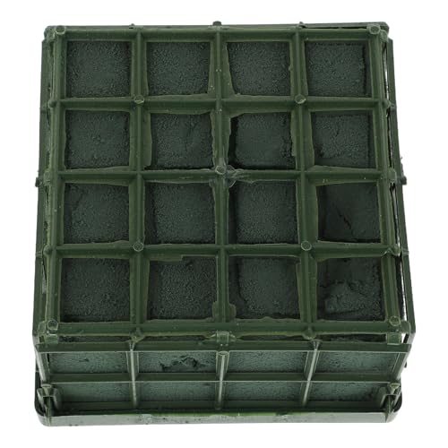 SEWACC 2 Stück Quadratische Floral Schaumhalter mit Saugnäpfen für Hochzeitsdekorationen Blumenarrangement Basis für Frische Blumen im Auto und Innenbereich von SEWACC