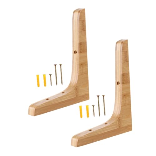 SEWACC 2 Stück Robuste Holz Regalhalterung Dreieckige Wandhalterung Schwerlast Regalträger für Schwebende Ablagen Eckhalterung zur Wandmontage Vielseitig als Blumenablage und SEWACC 2 Stück Robuste Holz Regalhalterung Dreieckige Wandhalterung Schwerlast Regalträger für Schwebende Ablagen Eckhalterung zur Wandmontage Vielseitig als Blumenablage und von SEWACC