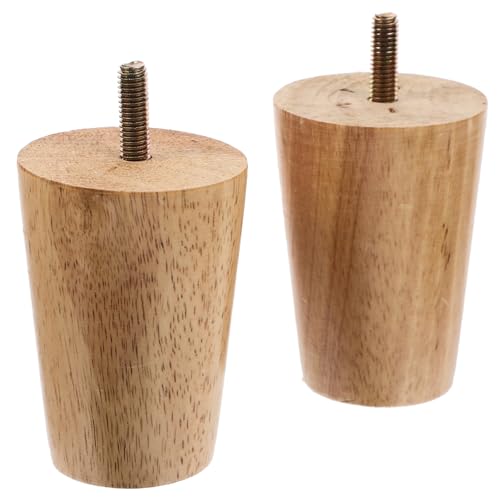 SEWACC 2 Stück Runde Holz Möbelfüße Stabile Sofabeine und Schrankbeine Langlebige Möbelbeine als Ersatz für Sofa Kommode und Tv Schrank SEWACC 2 Stück Runde Holz Möbelfüße Stabile Sofabeine und Schrankbeine Langlebige Möbelbeine als Ersatz für Sofa Kommode und Tv Schrank von SEWACC