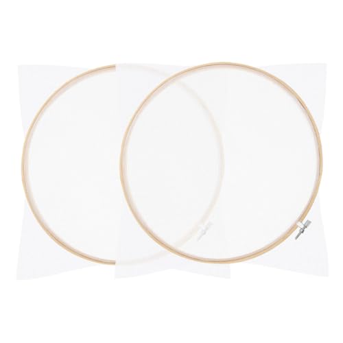 SEWACC 2 Stück Runder Holz papierschöpfrahmen Langlebig Robust für DIY Handgeschöpftes Papier Bastelpapier Herstellung mit Recycelbarem Sieb für Bastelprojekte von SEWACC