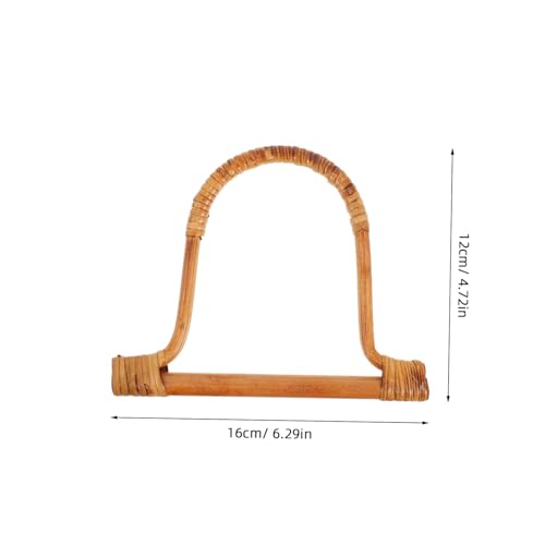 SEWACC 2 Stück Rustikaler Rattan Handtaschen Griff Ergonomisch Bequem Langlebig Handtaschen Ersatzgriff DIY Zubehör für Tasche Landhausstil SEWACC 2 Stück Rustikaler Rattan Handtaschen Griff Ergonomisch Bequem Langlebig Handtaschen Ersatzgriff DIY Zubehör für Tasche Landhausstil von SEWACC