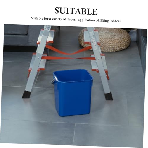 SEWACC 2 Stück Rutschfeste Leiterfußmatten Leiterfußkappen Antirutsch Schutzkappen für Teleskop- Steh Klappleitern Schwarz von SEWACC